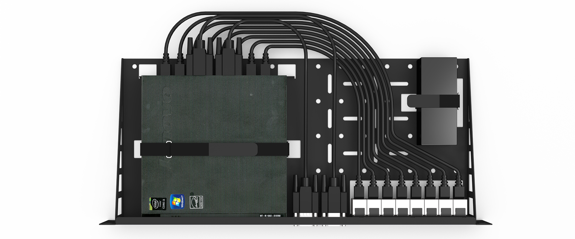 Rackmount for Lenovo ThinkCentre M Series Tiny - UM-LEN-001
