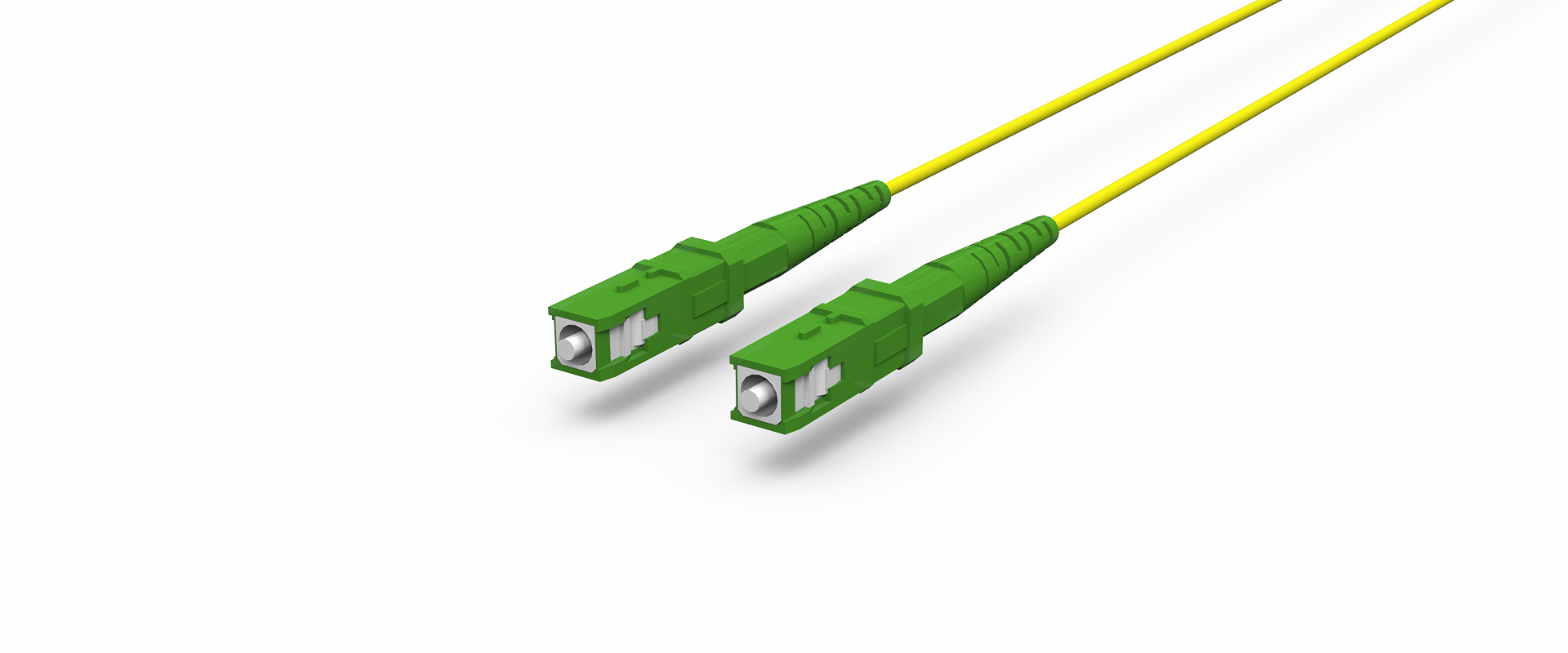 SC/APC to SC/APC Simplex Fiber Optic Cable
