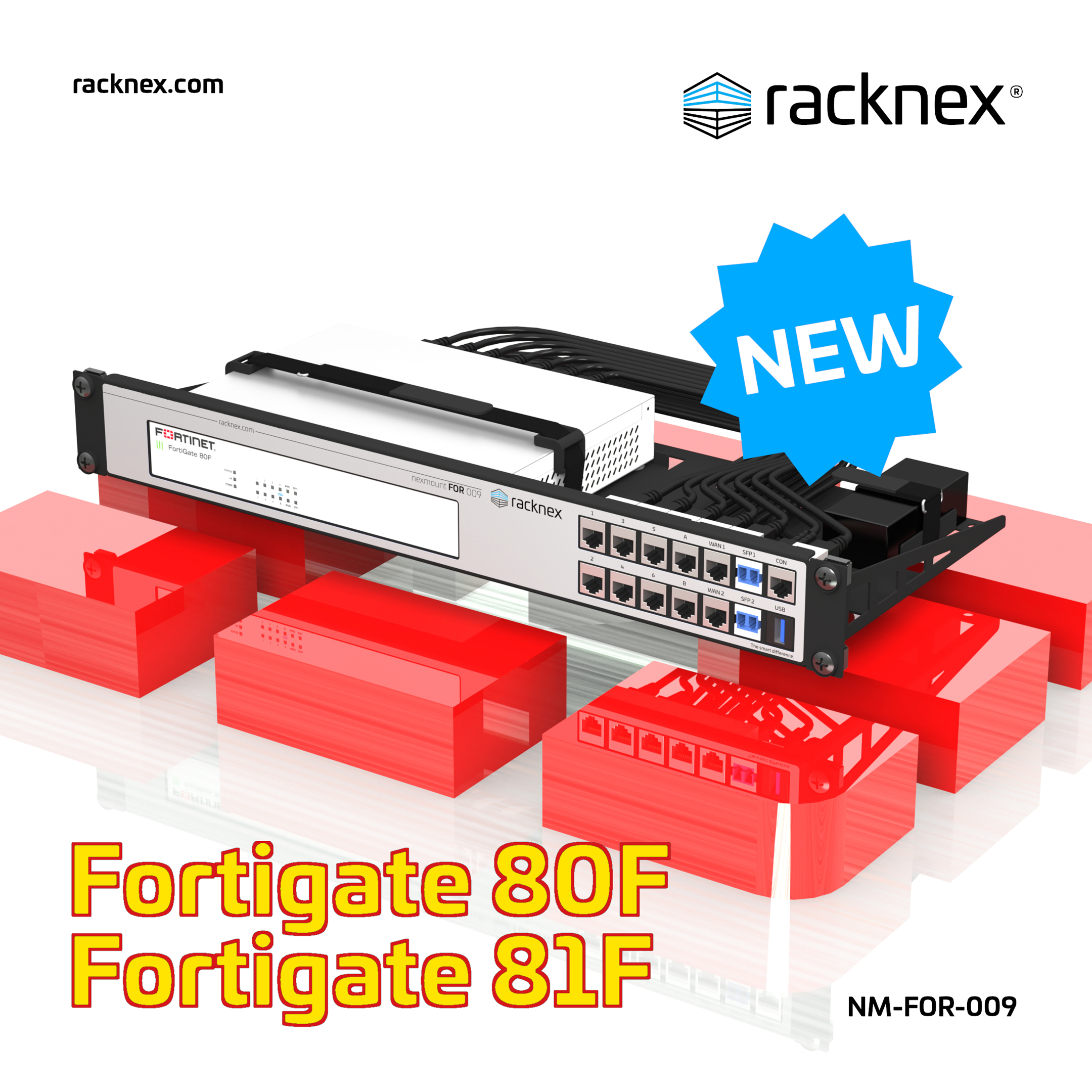 FortiGate 80/81F rackmount kit
