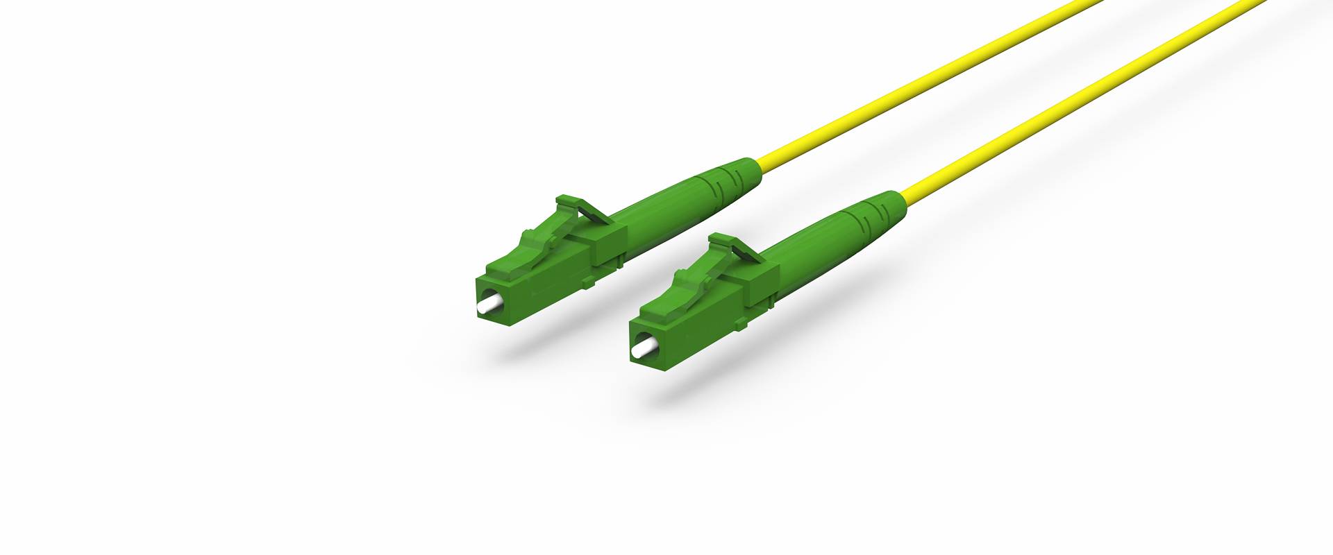 LC/APC to LC/APC Simplex Fiber Optic Cable