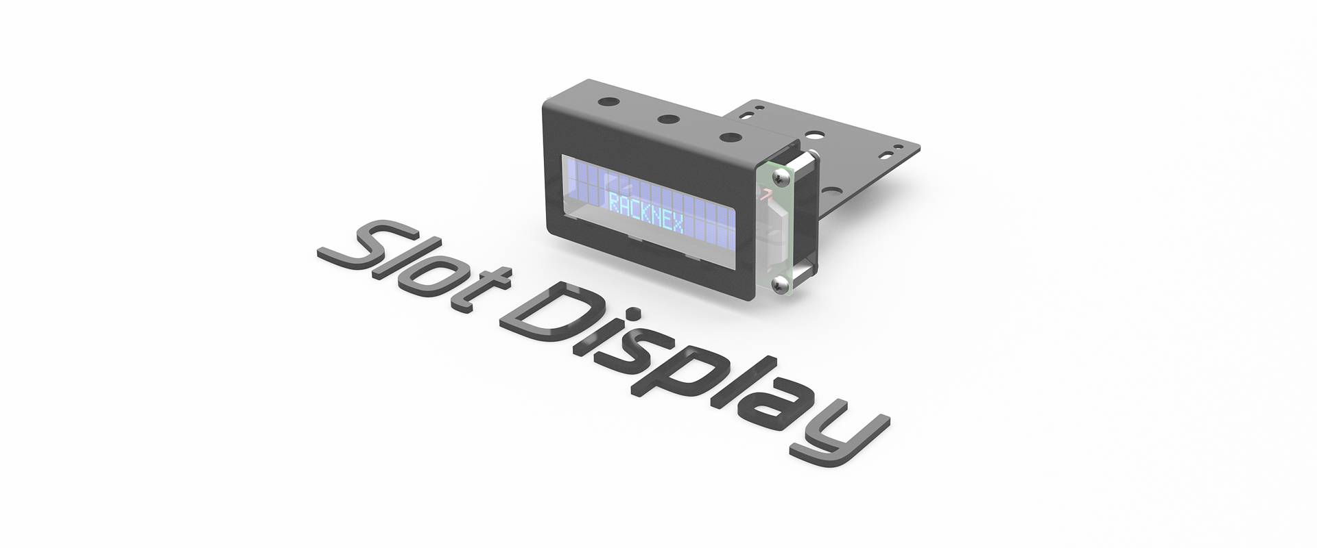 16x2 LCD Slot Display